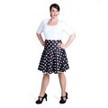 Miatre Mia-tuote - 728 Swing skirt PolkaDot black and white