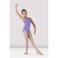 Bloch Basic Round Neck Tan Leo - CL5405 Lavander