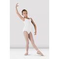 Bloch Basic Round Neck Tan Leo - CL5405 White