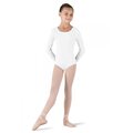 Bloch Basic Long Sleeve Leo - CL5409 White