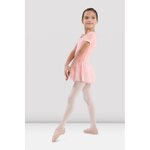 Bloch Short Slv Leo Chiffon Skirt - CL5342 Light Pink