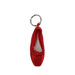 Sansha KRPS mini pointe shoe keyring Punainen
