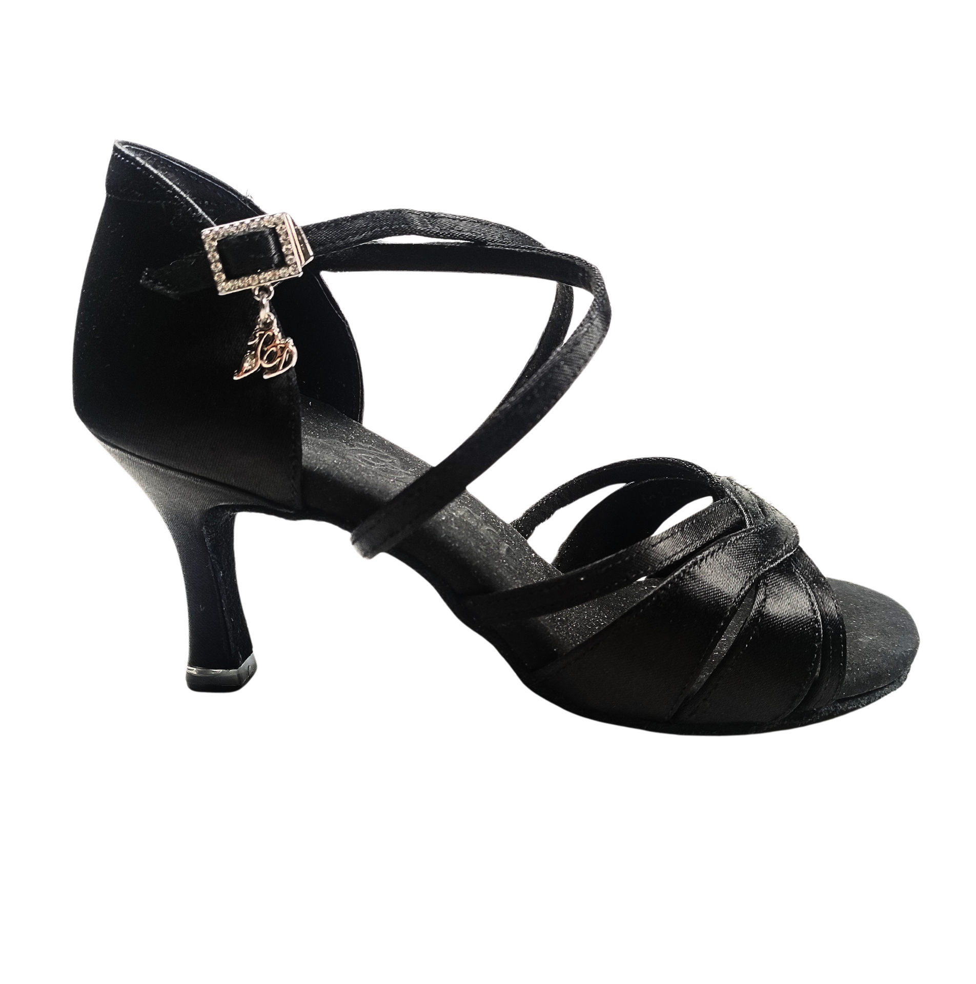 BDDance - 2383 ladie's latin dance shoe Svart