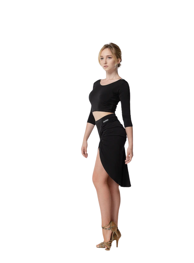 DanceMe - UL496-14 Latina Skirt Zwart