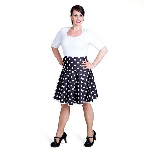 Miatre Hame - 728 Swing PolkaDot mustavalkoinen