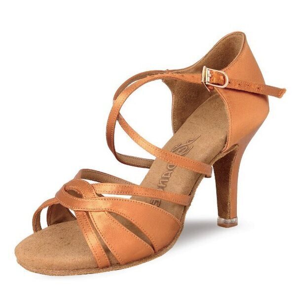 BDDance - 2383 ladie's latin dance shoe Dark Tan #3