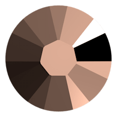 Swarovski Foiled ~200 pcs Crystal Rose Gold (001)