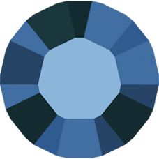 Swarovski Foiled ~200 pcs Crystal Metallic Blue (001)