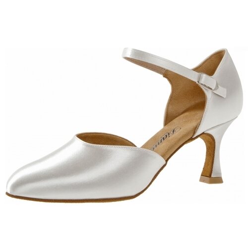 Diamant Satin Dance Shoe - 051-085-092 White satin