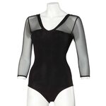 Intermezzo Leotard with 3/4 sleeves  - 31086