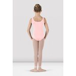 Bloch Basic Round Neck Tan Leo - CL5405