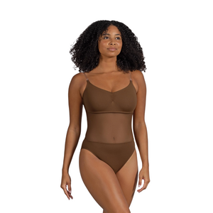 Bloch Ladies Mesh Panel Bodysuit - B3377 Cordelia
