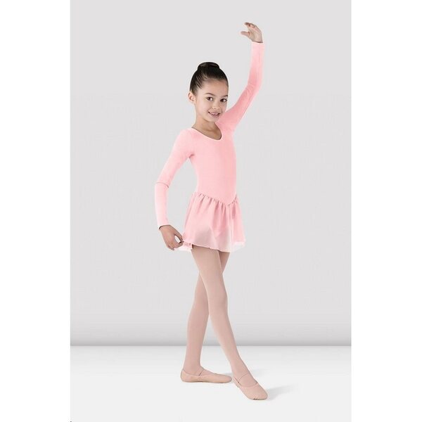 Bloch Long Sleeve Leotard with Chiffon Skirt - CL5309